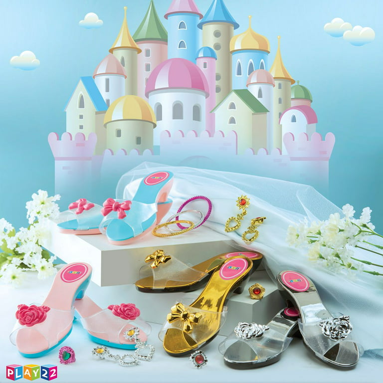 iRerts Princess Dress Up Shoes and Jewelry Boutique, Pretend Play Toy