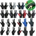 thumbnail image 2 of Gants de Billard à Doigts Ouverts Autocollants Réglables Polyester Snooker Gants de Piscine Portables Légers Réutilisables Entraînement Amateur Bleu, 2 of 6