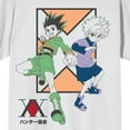 thumbnail image 2 of Hunter X Hunter Gon Freecss & Killua Tricolor Graphic Crew Neck Short Sleeve Men's White T-shirt-Medium, 2 of 4