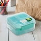 thumbnail image 1 of Fiambrera de doble capa con compartimentos - Caja Bento impermeable para la oficina y preparación de comidas, apta para microondas y lavavajillas, 1 of 5