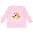 thumbnail image 3 of Inktastic Hoo's Ready For Preschool I am with Cute Owl Boys or Girls Long Sleeve Toddler T-Shirt, 3 of 5