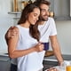 thumbnail image 5 of Taza de San Valentín con corazón | Taza de pareja extraterrestre con sublimación | Cerámica apta para microondas y lavavajillas | Regalo único para parejas, 5 of 6