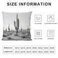 thumbnail image 5 of Creowell Cactus Fashion Style Dirt-Resistant Throw Pillow Cover for Couch Sofa Bed | High-Quality, All-Year-Round Use, 1PC 12x12in, 5 of 5
