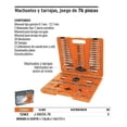 thumbnail image 2 of Juego Machuelos Y Tarrajas Truper 76 Pz J-MATA-76, 2 of 2