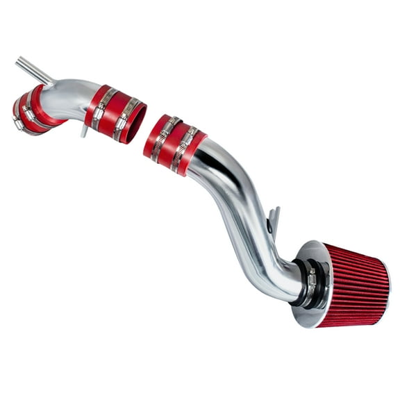 Rtunes Racing Cold Air Intake Kit   Filter Combo RED Compatible For 97-01 Hyundai Tiburon L4 / 96-00 Hyundai Elantra L4