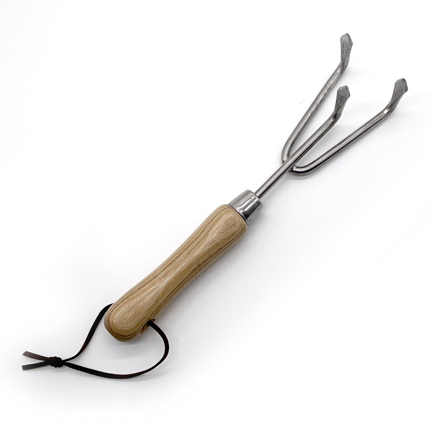 Ferry-Morse Premium Garden Hand Tool Cultivator, Gardening Tools Hand Rake, Stainless Steel Cultivator for Digging, Aerating Soil, and Weeding