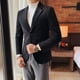 thumbnail image 1 of Traje casual de primavera para hombre, traje de negocios informal urbano, traje de pana superior duradero, chaqueta para hombre, 1 of 5