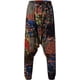 thumbnail image 1 of Pantalones de harén hippie para hombre, de lino, casuales, sueltos, con cordón, bohemio, gitano, Aladdin, playa, yoga, entrepierna, pantalones vino CH vino CH Xishao ropa, 1 of 2