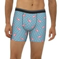 thumbnail image 2 of Men'S Boxer Briefs, Red Bird Soft And Breathable Mens Underwear Boxer Briefs With Widen Waist, 2 of 2