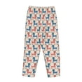 thumbnail image 5 of Naloa Cartoon Poodle Dog Print Women’s Ultra-Soft Comfy Pajama Lounge Pants with Pockets & Drawstring, 5 of 8