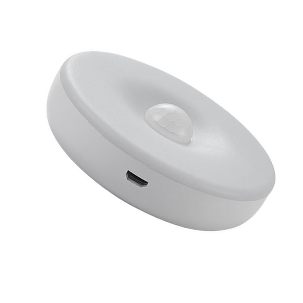 Monstrate Sensor de movimiento lámpara de noche USB recargable armario armario luz hogar 0,6 W LED lámpara de noche para cabecera Iluminación y accesorios color cálido Monstrate HA007058-02B