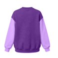 thumbnail image 4 of qafoshin Color Block Crew Neck Sweatshirt for Men, Fashion Classic Regular Fit Soft Raglan Long Sleeve Casual Pullover Tops, 4 of 5