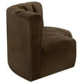 thumbnail image 4 of Meridian Furniture Arc Brown Velvet Modular Sectional, 4 of 9