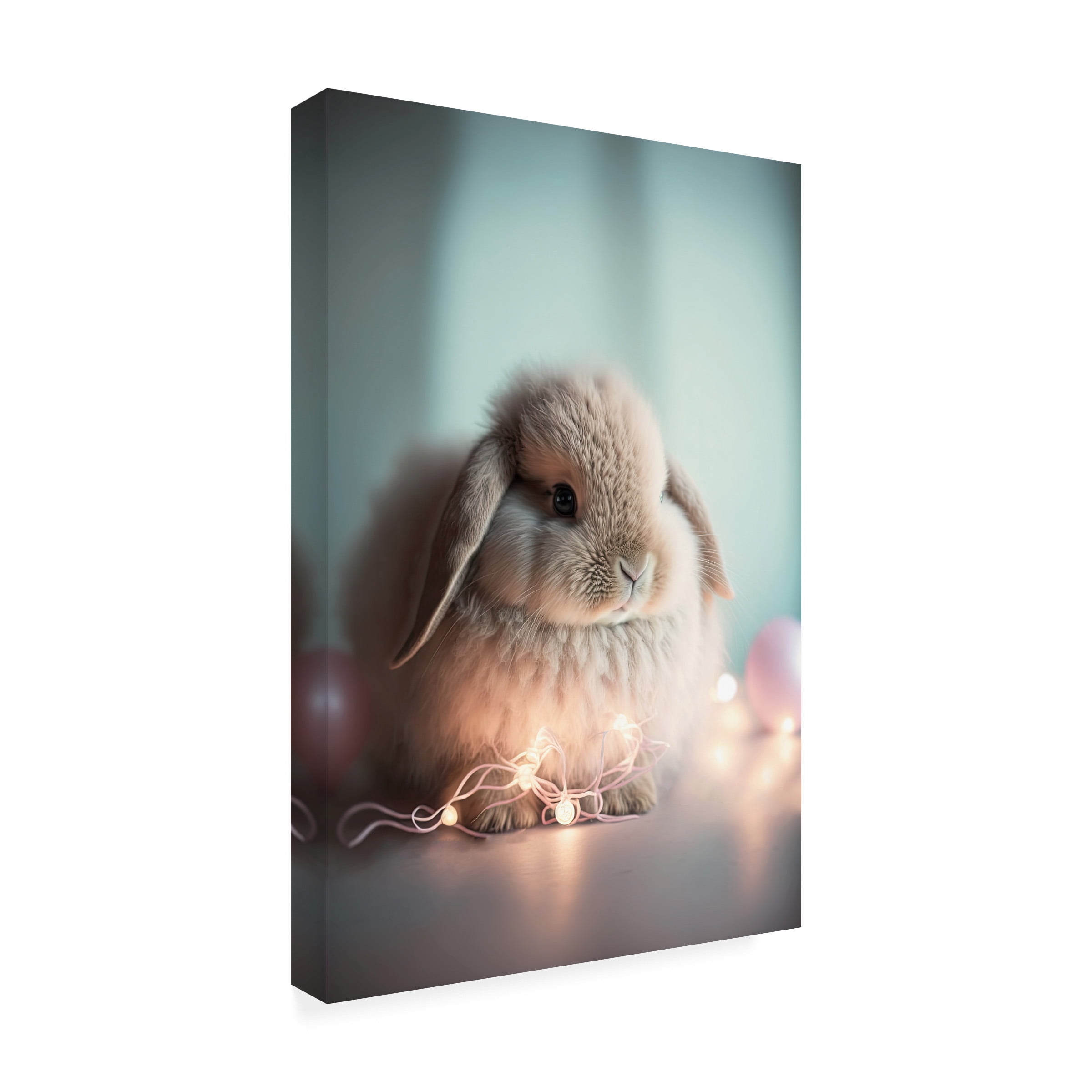 Treechild 'Fluffy Bunny' Canvas Art