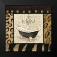 thumbnail image 2 of Grey, Jace 12x12 Black Modern Framed Museum Art Print Titled - Bath 5, 2 of 5