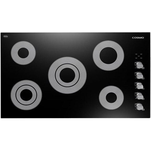 Pemberly Row 36 in. Drop-In Electric Black Ceramic Glass Cooktop