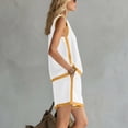thumbnail image 6 of Enjoytime Womens Two Piece Sets 2026 Color Block Sleeveless Tops Shirts Matching Set Summer Casual Travel Outfits, 6 of 6