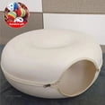 thumbnail image 1 of Donut Cat Bed Pet Cat Tunnel Interactive Game Toy Cat Bed Dual-use Indoor Toy Kitten Sports Equipment Cat Training Toy Cat House ShopWise Round, 1 of 13