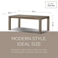 thumbnail image 3 of Maven Lane Cleo Contemporary Wooden Dining Table in Refined Grey Finish, 3 of 7