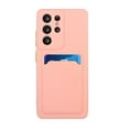 thumbnail image 2 of for Samsung Galaxy S22 Ultra Case with Credit Card Holder Slot TPU Soft Silicone Scratch-Resistant Slim Wallet Case Protective Cover for Samsung Galaxy S22 Ultra 6.8 inch,Pink, 2 of 5
