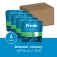 thumbnail image 2 of Presto Supreme Full Fit Incontinence Diapers/Briefs for Women and Men - Adult Diapers, Disposable, Large 45" - 58" Waist, 72/Case (4 bags of 18), 2 of 3