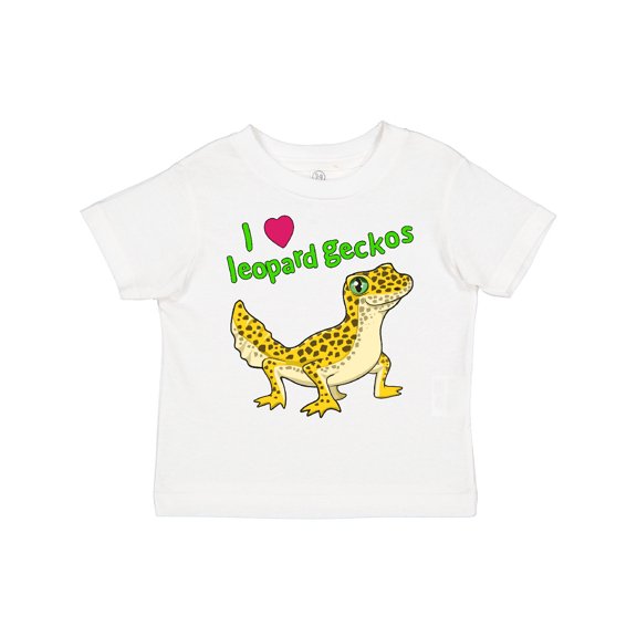 Inktastic I Love Leopard Geckos Boys or Girls Toddler T-Shirt