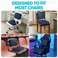 thumbnail image 5 of FORTEM Office Chair Cushion and Back Support for Office Chair, Lumbar Support Pillow, Memory Foam, Non Slip Sitting and Back Rest for Gaming, Car Seat Cushion, Chair Pad, 5 of 9