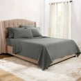 thumbnail image 5 of Clara Clark  Hotel Luxury 6 Piece Sheet Set - Super Soft Bedding Sheets & Pillowcases Full - Beach Blue, 5 of 5