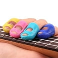 thumbnail image 2 of UDIYO 4Pcs Guitar Fingertip Protectors Finger Guards for Ukulele Guitar Accessories, 2 of 5