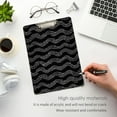 thumbnail image 5 of ALAZA Plastic Clipboard A4 Letter Size Decorative Clipboards for Students Women Men 9" x 12.5" White Polka Dots, 5 of 6