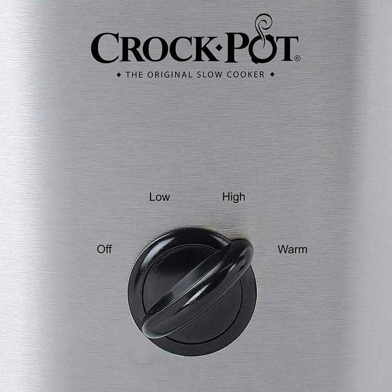 Crock-Pot 5.5-Quart Oval Manual Slow Cooker SCV553-KM / SCCPQP600
