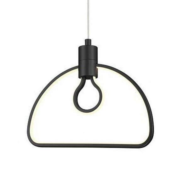 George Kovacs Lighting - Edison'S Outline - 16W 1 LED Pendant-8.5 Inches Tall