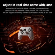BIGBIG WON AETHER Bluetooth Wireless Hall Effect Controller with Smart Display for Switch, PC, Android and iOS - Black