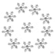 thumbnail image 1 of 4x 10pcs Botones de Cristal Nieve cabellero Decoración Artesanía para Navidad Bricolaje 14 mm, 1 of 9