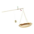 thumbnail image 1 of Milaget Chinese Medicine Scale Brass Weight Scale Home Decor Small Portable Balancing, 1 of 9