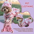 thumbnail image 6 of Lion Dance Dog Costume - Chinese New Year Dog Lion Dance Coat, Spring Festival Winter Cat Warm Clothes for Small Medium Dogs, Teddy, Schnauzers, Bichon Frises, Pink, S, 6 of 12