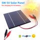 thumbnail image 2 of Kuymtek Senderismo al aire libre Panel solar impermeable 5V 5W Cargador solar portátil Banco de energía, 2 of 9