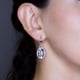 thumbnail image 4 of Arete para Mujer con Cristal Fino Swarovski en Forma de Oval– Bañado en Oro 14k– Arete Elegante y Brillante, Aretes de Mujer de Moda– Joyería para Mujer de Moda– Regalo especial Ortiz Espinosa Temporada, 4 of 4