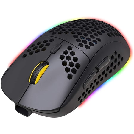 Essential Gaming Mouse, Mechanical Wireless Gaming Mouse RGB Wireless ...