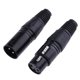 thumbnail image 1 of Tmvgtek 1 Par De Conectores Xlr De 3 Pines Hembra/Macho Para Micrófono De Audio Y Micrófono. Tmvgtek Accesorios para instrumentos musicales, 1 of 6