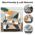 thumbnail image 4 of Eurhowing 2-Piece Club Chair Slipcover with Cushion Cover, Stretchable Tub Chair Sofa Couch Covers, Elastic Armchair Cover, 1-Pack, 4 of 9