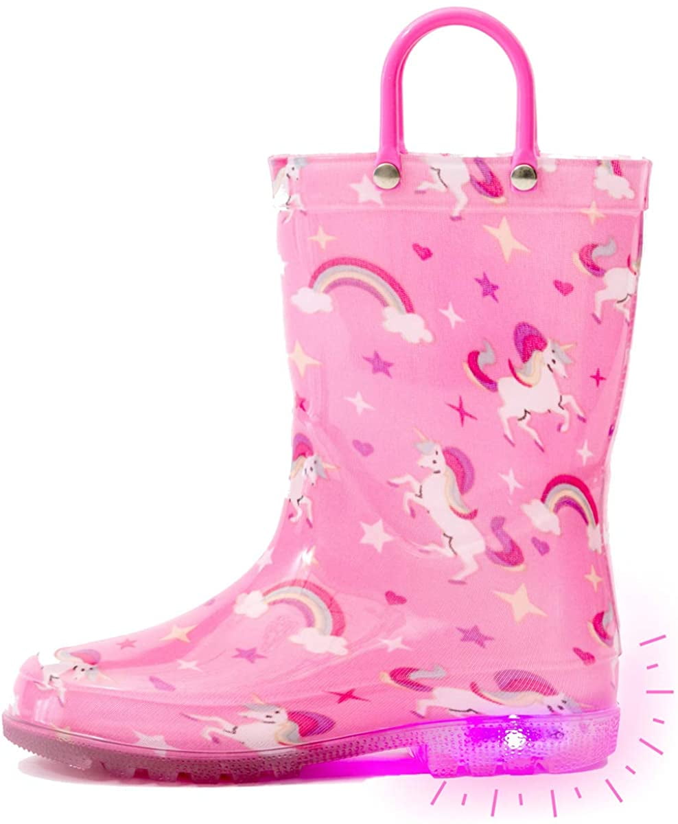 light up rain boots for adults