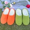thumbnail image 5 of MAXHONG Fuzzy Curly House Slippers for Women With Memory Foam, Winter Cozy Lightweight Washable Ladies Slippers for Indoor Rubber Sole Slip on, 5 of 6
