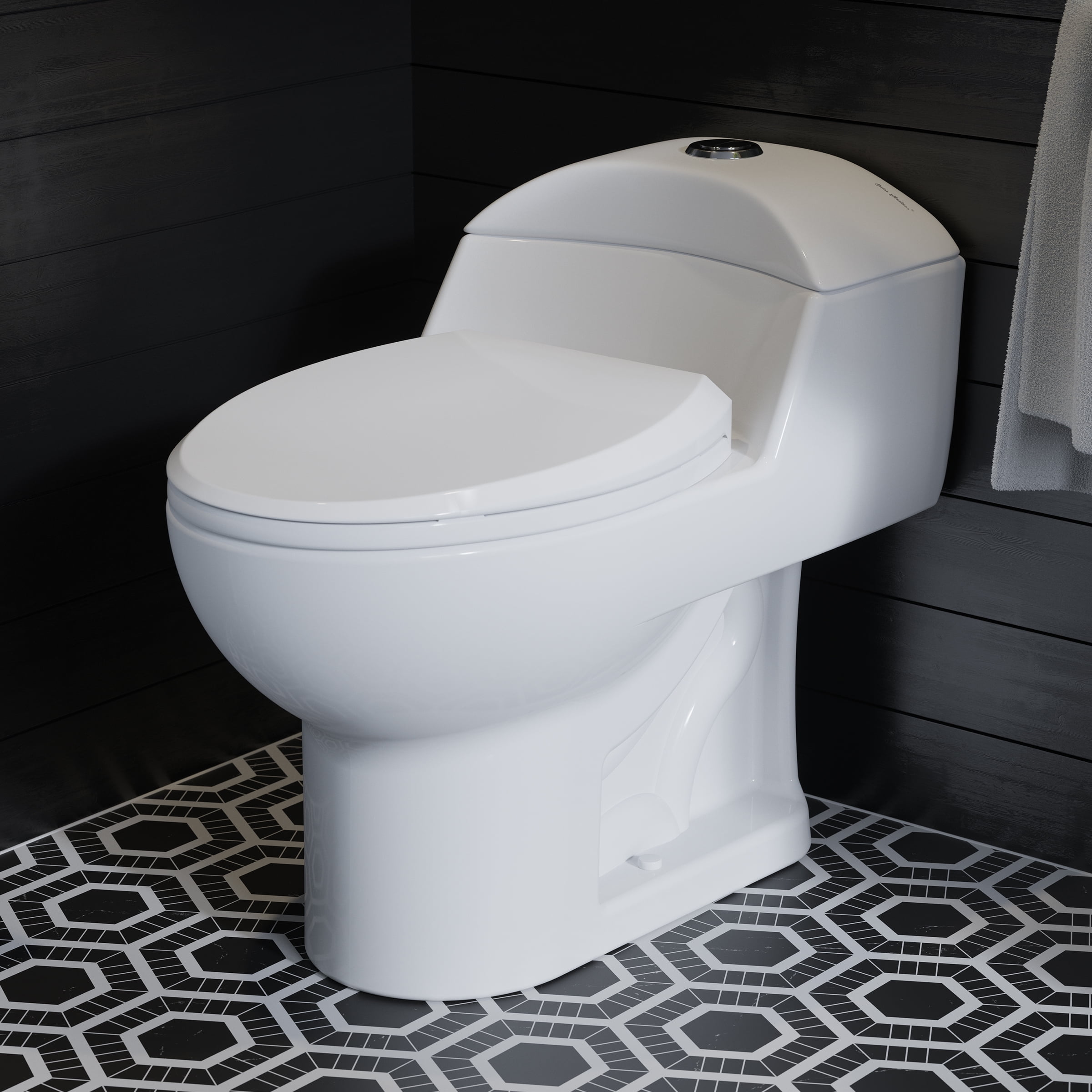 Château One Piece Elongated Toilet Dual Flush 1116 Gpf Home And Garden