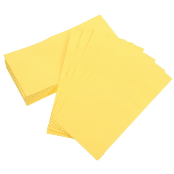 Homoyoyo Yellow Self Seal Envelopes, Paper, for Writing, 60Pcs