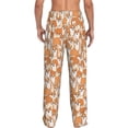 thumbnail image 3 of Fotbe Corgi Animal Men's Pajama Pants,Sleepwear Pants,Pj Bottoms Drawstring And Pockets-Medium, 3 of 9