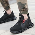 thumbnail image 5 of Ecetana Steel Toe Shoes for Men Safety Protection Anti-smashing Anti-stab Work Shoes, 5 of 6