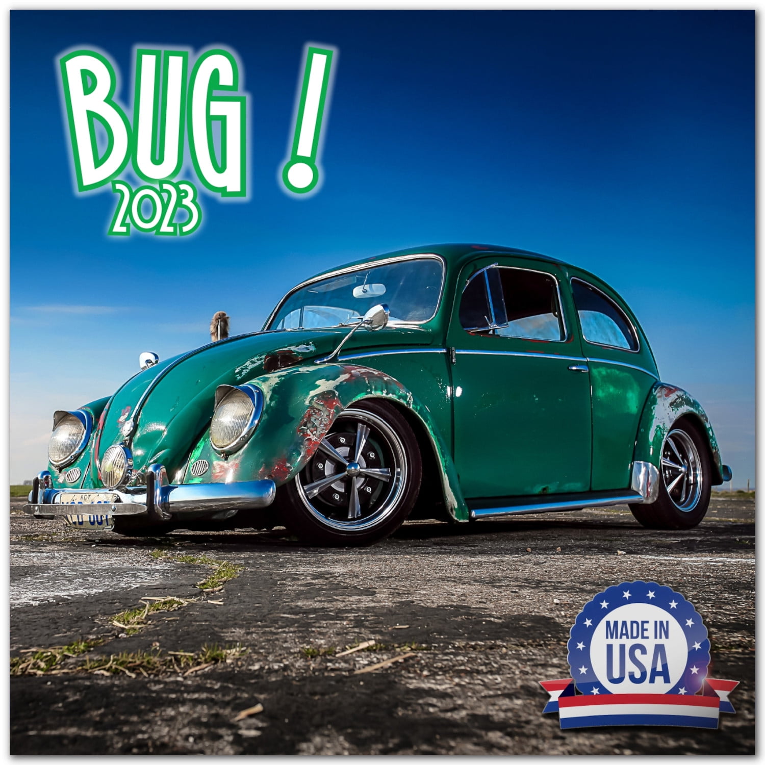 2022 2023 Beetle Calendar Tribute Classic Car Monthly Wall Calendar