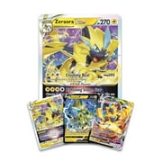 Pokemon Sword & Shield Zeraora VMAX & VSTAR Battle Box (4 Booster Packs, Promo Card, 2 Etched Promo Cards, Oversize Card & More)