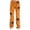 Saffron, variant on Women Halloween Print Lounge Pants Relaxed Sleep Bottoms Spooky-Cute Pumpkin and Ghost Graphics Soft Autumn Pajama Apparel